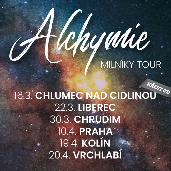 Koncert Alchymie + Martyho Banda- Praha- Milníky Tour 2024 -Vagon Music Pub & Club Praha
