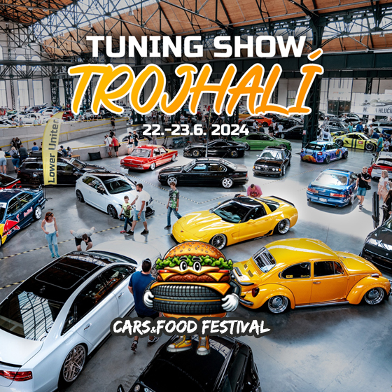 Tuning show Trojhalí a Cars & Food Festival Ostrava 2024