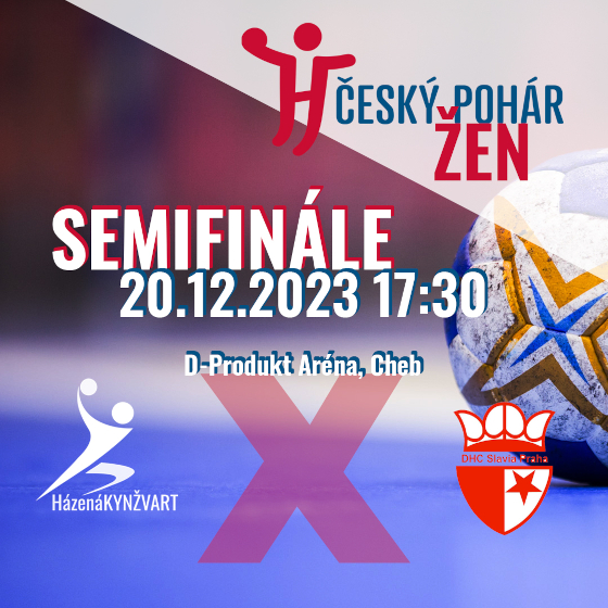 Házená ženy - semifinále Českého poháru<br>Házená Kynžvart - DHC Slavia Praha