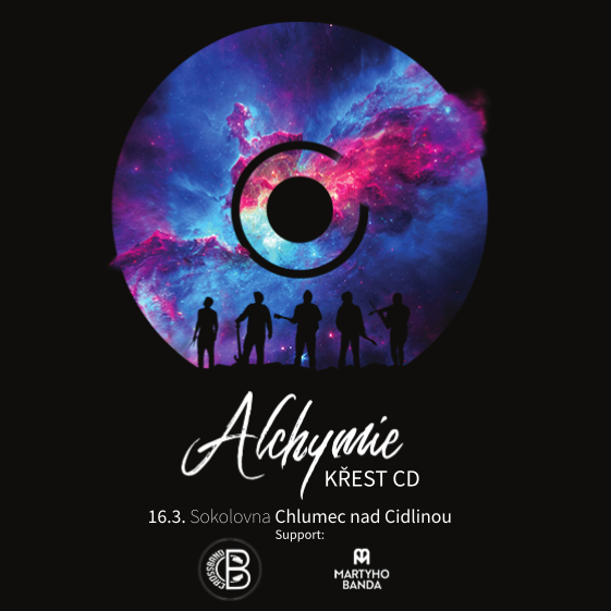 Alchymie<br>Křest nového CD<br>Crossband a Martyho Banda