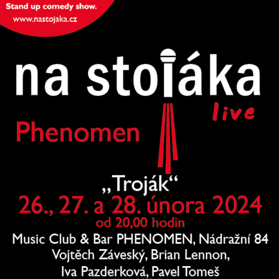 NA STOJÁKA- Praha -Phenomen Music Bar Praha