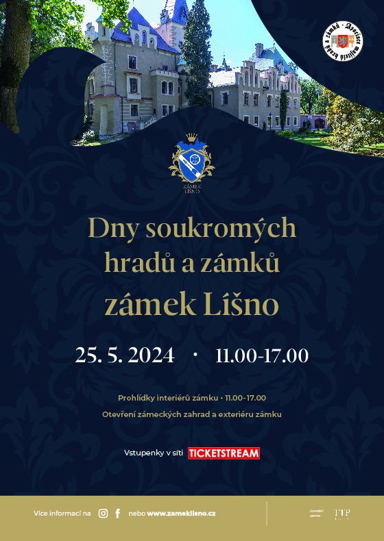 Den otevřených dveří na zámku Líšno