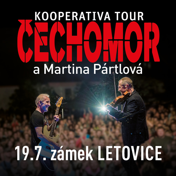 ČECHOMOR- koncert Letovice- KOOPERATIVA TOUR -Zámek Letovice Letovice