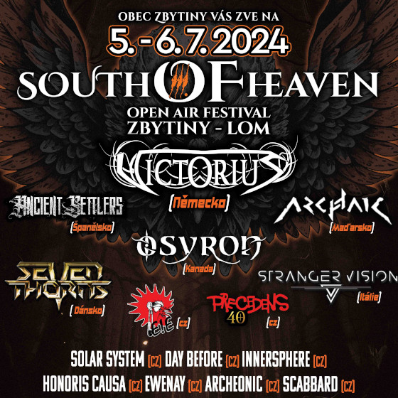 SOUTH OF HEAVEN<br>Open Air Festival 2024