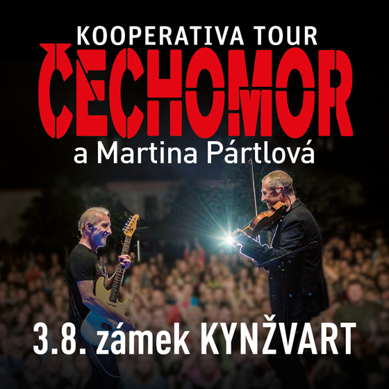 ČECHOMOR- koncert Lázně Kynžvart- KOOPERATIVA TOUR -Zámek Kynžvart Lázně Kynžvart