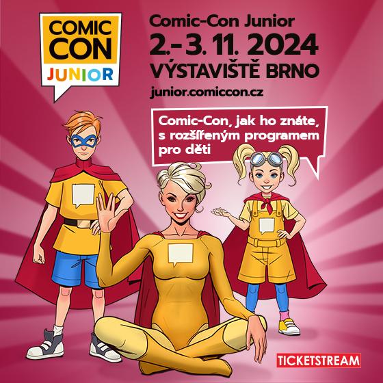 Comic-Con JUNIOR<br>Rodinná vstupenka 2+2 - neděle