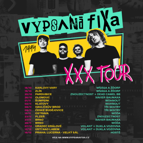 Vypsaná FiXa + Mňaga a Žďorp<br>XXX Tour