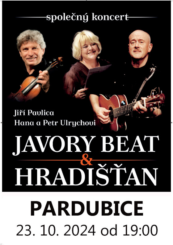 Jiří Pavlica & H. a P. Ulrychovi<br>Hradišťan & Javory Beat<br>společný koncert