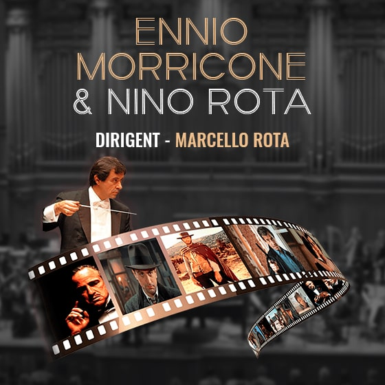 ENNIO MORRICONE & NINO ROTA<br>Hudba k filmům v provedení symfonického orchestru