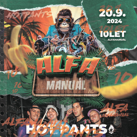 HOT PANTS AlfaManuál - 10let<br>HOST: Christoofeck (unplugged-indie-pop)