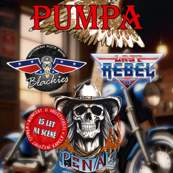 Rockový večer<br>PUMPA & PENÁL & LAST REBEL & BLACKIES