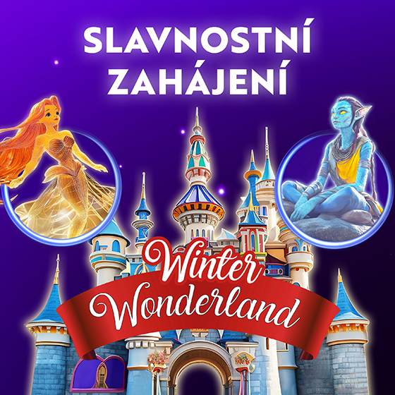 Winter Wonderland<br>Světelný zábavní park<br>VIP Slavnostní zahájení