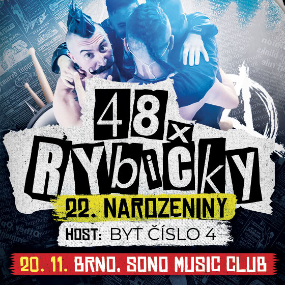 Rybičky 48<br>22. narozeniny na Moravě<br>a hosté