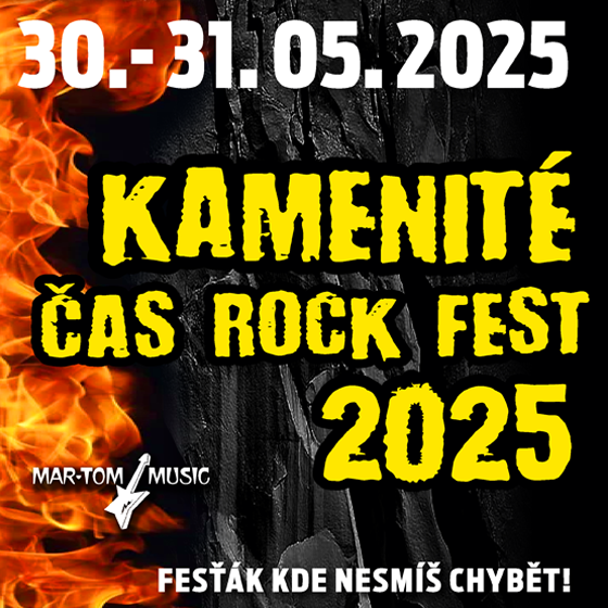 Kamenité Čas Rock Fest 2025<br>Festival, kde nesmíš chybět!