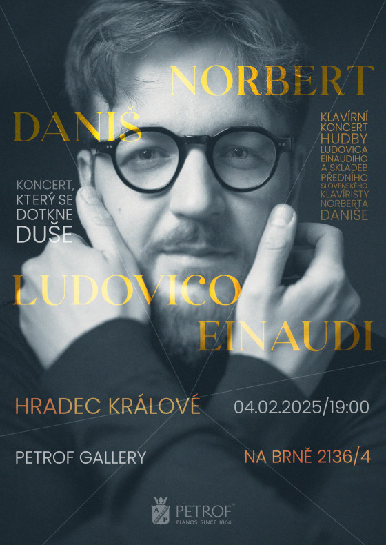 Klavírní koncert Ludovico Einaudi / Norbert Daniš