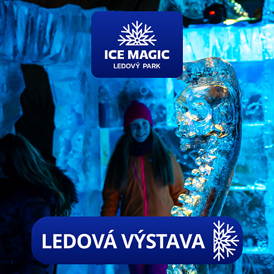 LEDOVÁ VÝSTAVA<br>Vstup na výstavu<br>ICE MAGIC