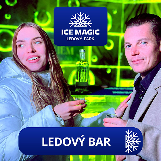 LEDOVÝ BAR<br>Vstup včetně drinku alko/nealko<br>ICE MAGIC