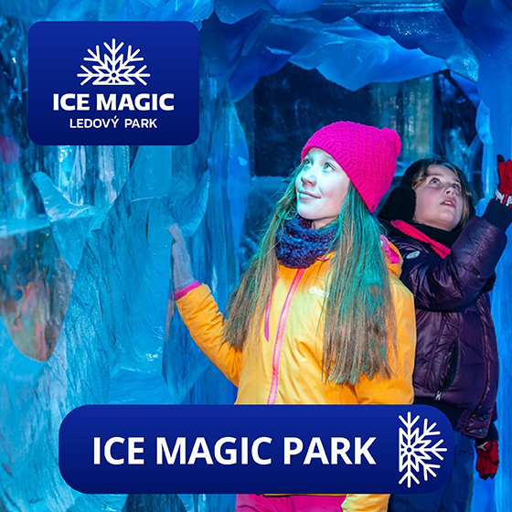 PARK<br>Výstava, snowtubing, bar s drinkem, denní rezervace<br>ICE MAGIC