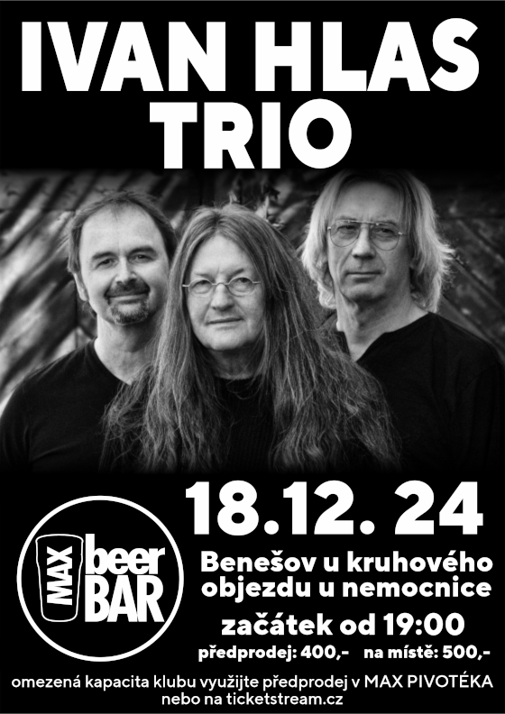 Ivan Hlas Trio<br>v Benešově