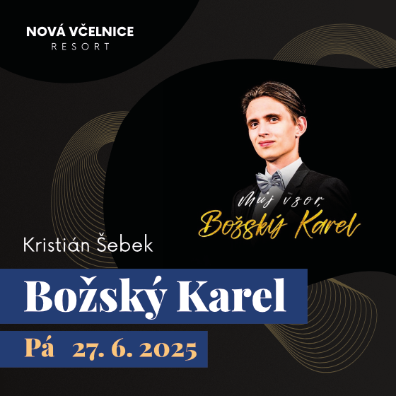 Božský Karel - Kristián Šebek<br>Koncerty na zámku