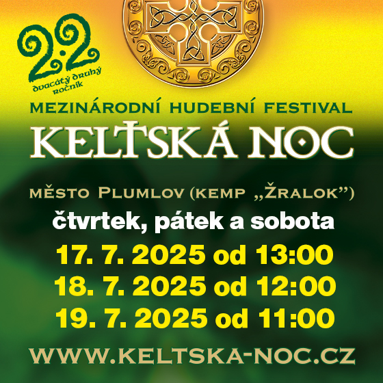 KELTSKÁ NOC 2025 Plumlov<br>Mezinárodní hudební festival