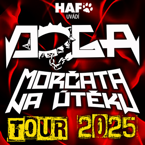 HAF přiváží TOUR 2025 DOGA + MORČATA NA ÚTĚKU