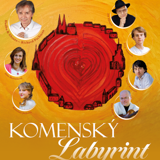 "Komenský – Labyrint"<br>účinkují Jan Přeučil, Dita Hořínková, Richard Pachman,<br>Filip Antonio, Viktor Antonio, Kateřina Jechová, Petr Maceček