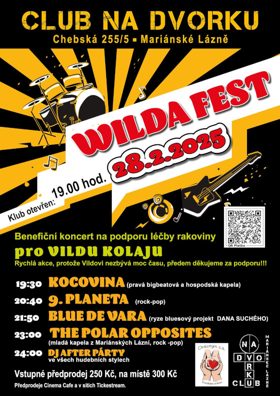 WILDA FEST – Benefiční koncert