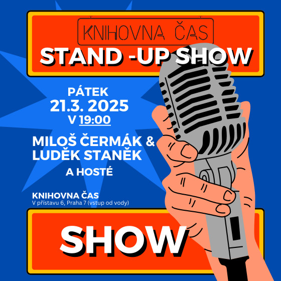 Čermák Staněk Comedy + hosté: Stand-up v knihovně!