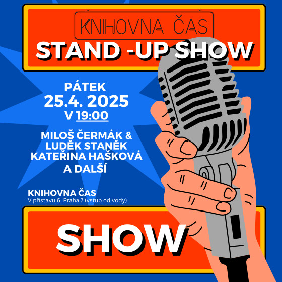 Čermák Staněk Comedy + hosté: Stand-up v knihovně!