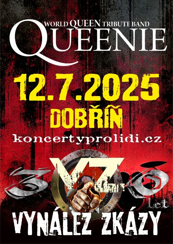 Koncert kapely Queenie a Vynálezu Zkázy