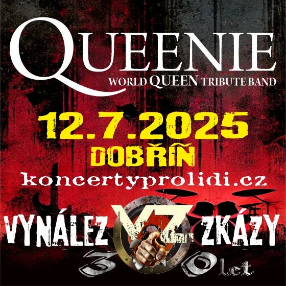 Koncert kapely Queenie a Vynálezu Zkázy