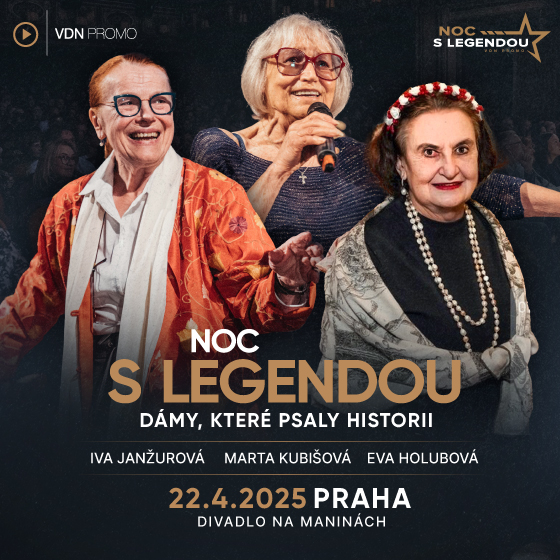 Noc s legendou<br>MARTA KUBIŠOVÁ, EVA HOLUBOVÁ, IVA JANŽUROVÁ