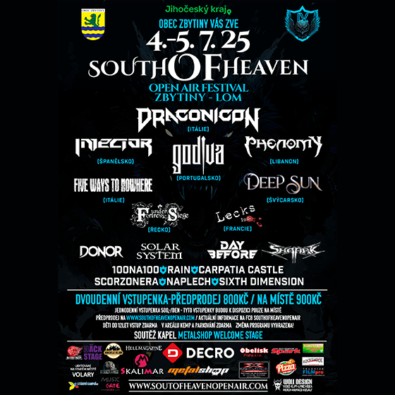 SOUTH OF HEAVEN<br>Open Air Festival 2025