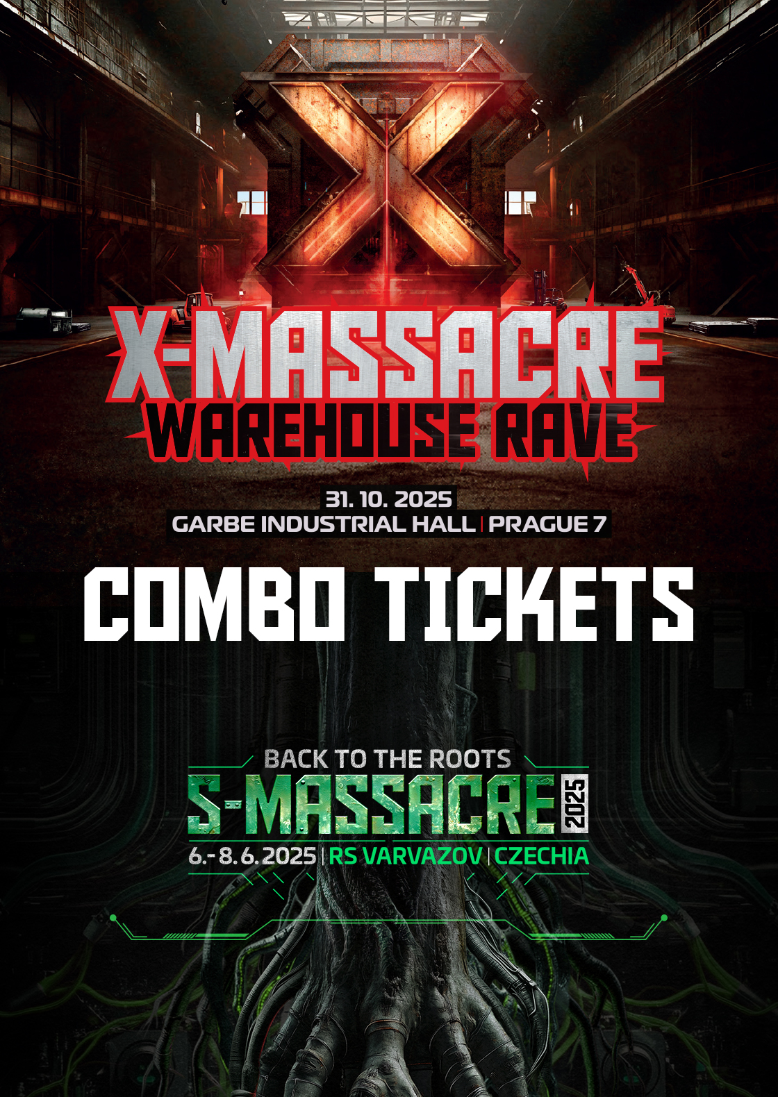Combo vstupenka S-Massacre a X-Massacre