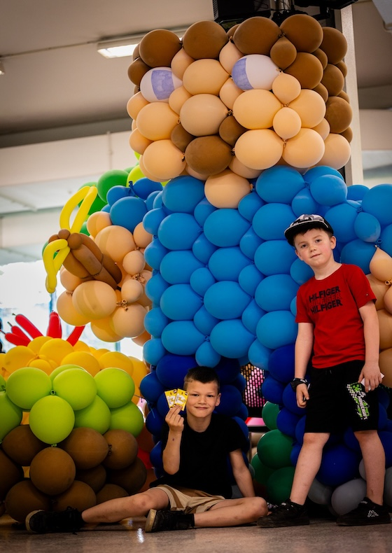 Balónková výstava MINECRAFT