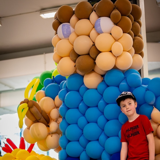 Balónková výstava MINECRAFT