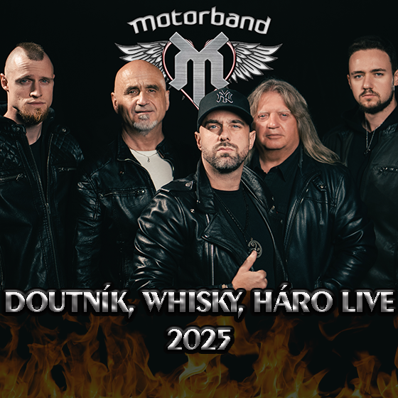 Motorband<br>Doutník, whisky, háro LIVE