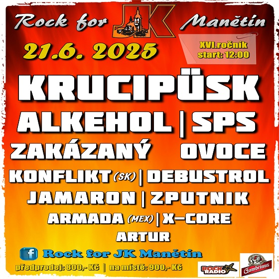 Rock for JK Manětín