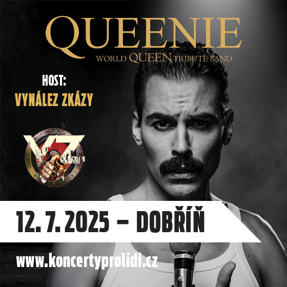 Koncert kapely Queenie a Vynálezu Zkázy