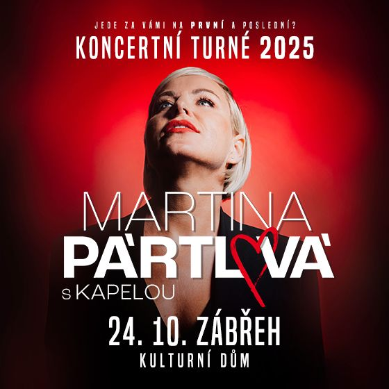 Martina Pártlová<br>První a poslední?<br>Koncertní turné 2025