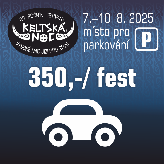 Keltská noc 2025<br>Parkování