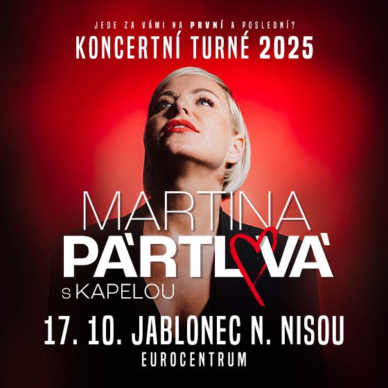 Martina Pártlová<br>První a poslední?<br>Koncertní turné 2025