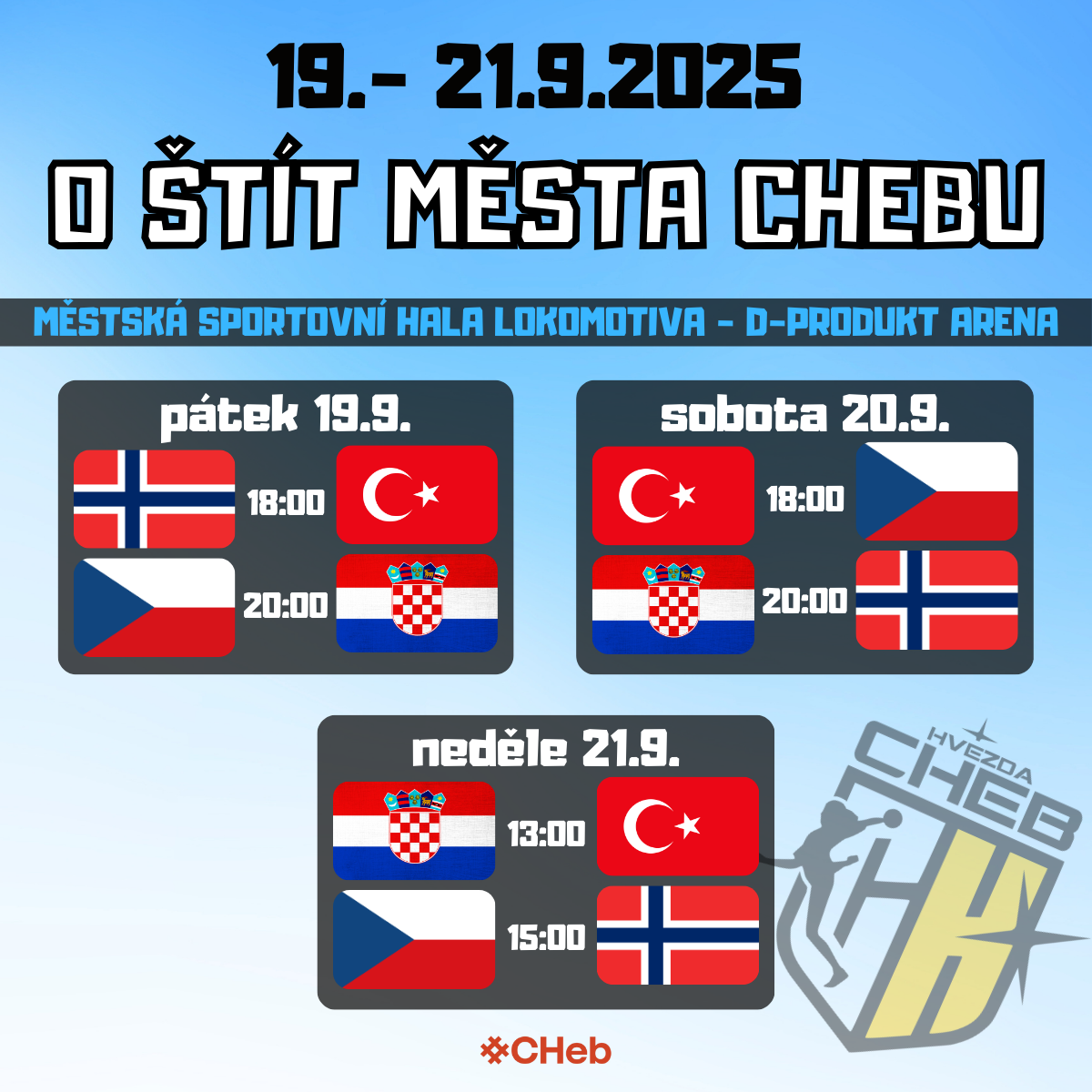 51. ročník O Štít města Chebu<br>házená ženy
