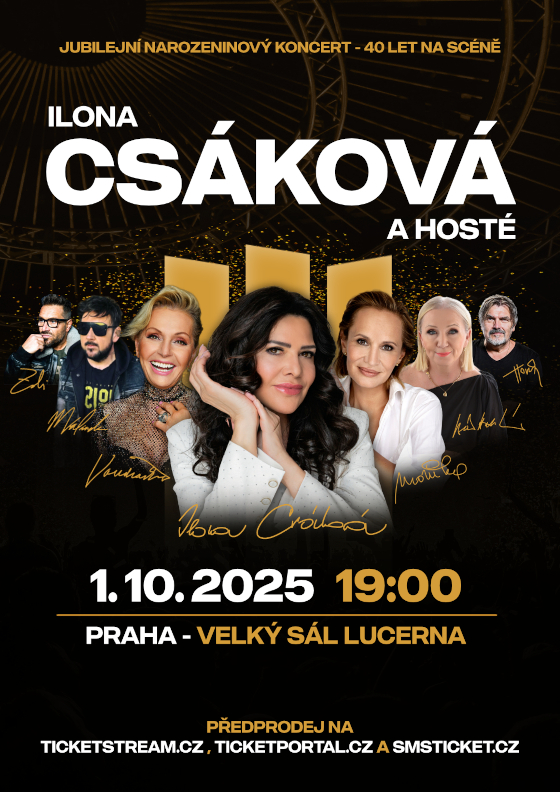 Ilona Csáková a hosté