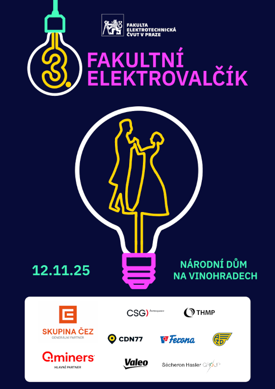 3. Fakultní elektrovalčík - ples Fakulty elektrotechnické ČVUT