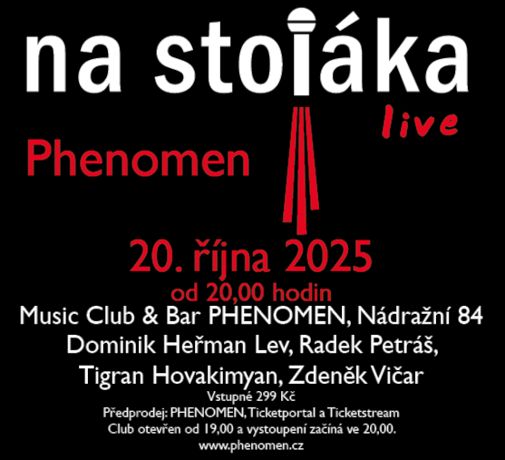 Na stojáka<br>live