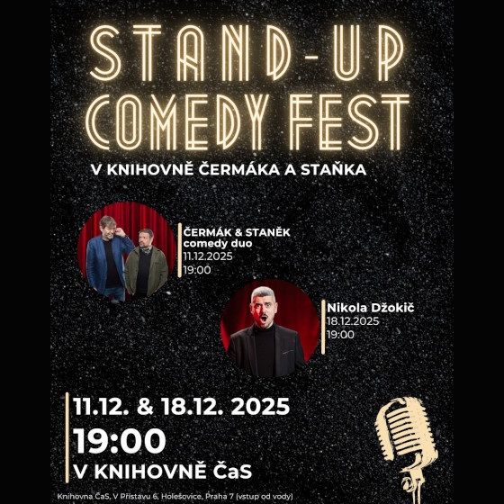 Comedy Fest v Knihovně Čermáka a Staňka