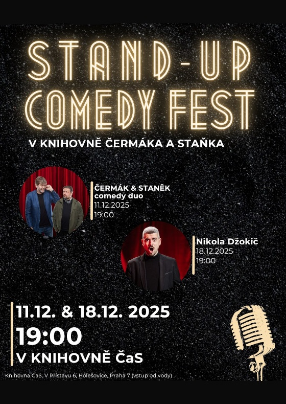 Comedy Fest v Knihovně Čermáka a Staňka