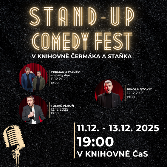 Comedy Fest v Knihovně Čermáka a Staňka